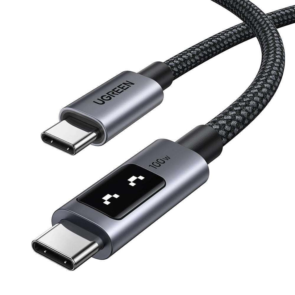 Cable de Datos y Carga USB-C - USB-C UGREEN L509, 100W, 1m, Gris