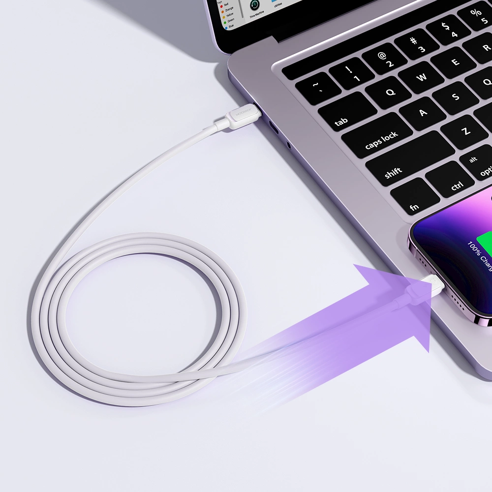 Cable de Datos y Carga USB-C - Lightning Joyroom S-A14, 30W, 1.2m, Blanco