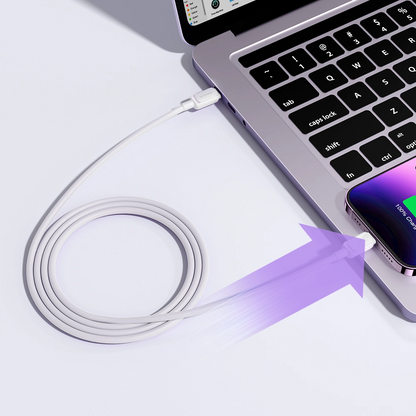 Cable de Datos y Carga USB-C - Lightning Joyroom S-A14, 30W, 1.2m, Blanco