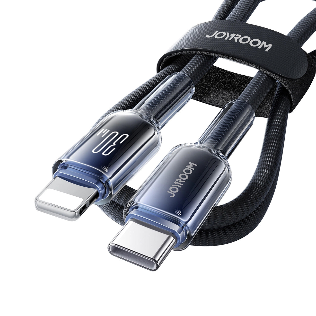 Cable de Datos y Carga USB-C - Lightning Joyroom S-A42, 30W, 1.2m, Negro