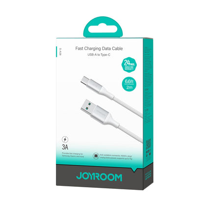 Cable de Datos y Carga USB-A - USB-C Joyroom S-A28 Flash, 30W, 2m, Blanco