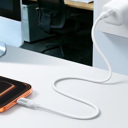 Cable de Datos y Carga USB-C - USB-C Joyroom S-A62 Lively, 60W, 1.2m, Blanco