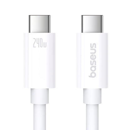 Cable de carga y datos USB-C - USB-C Baseus Superior Series 2, 240W, 1m, Blanco P10365200211-02