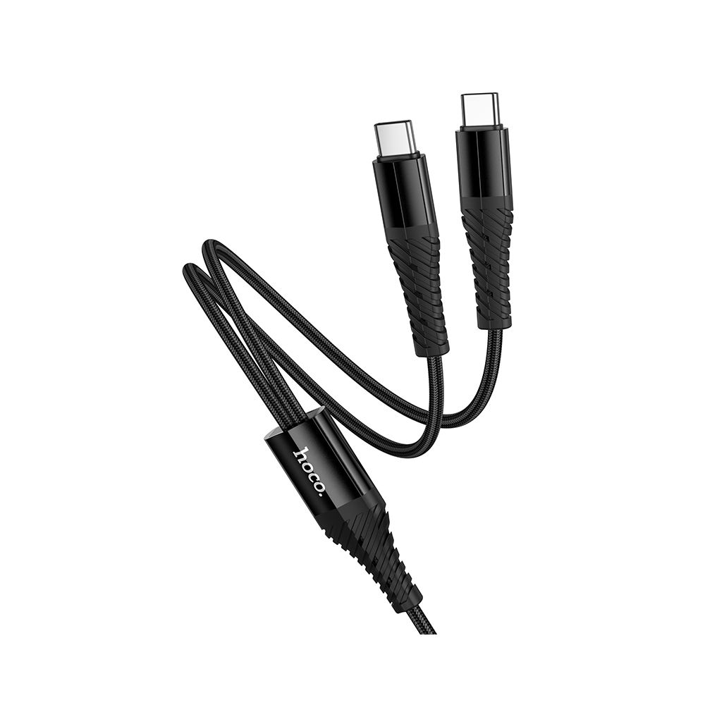Cable de Carga USB-C - 2 x USB-C HOCO X123, 10W, 1m, Negro