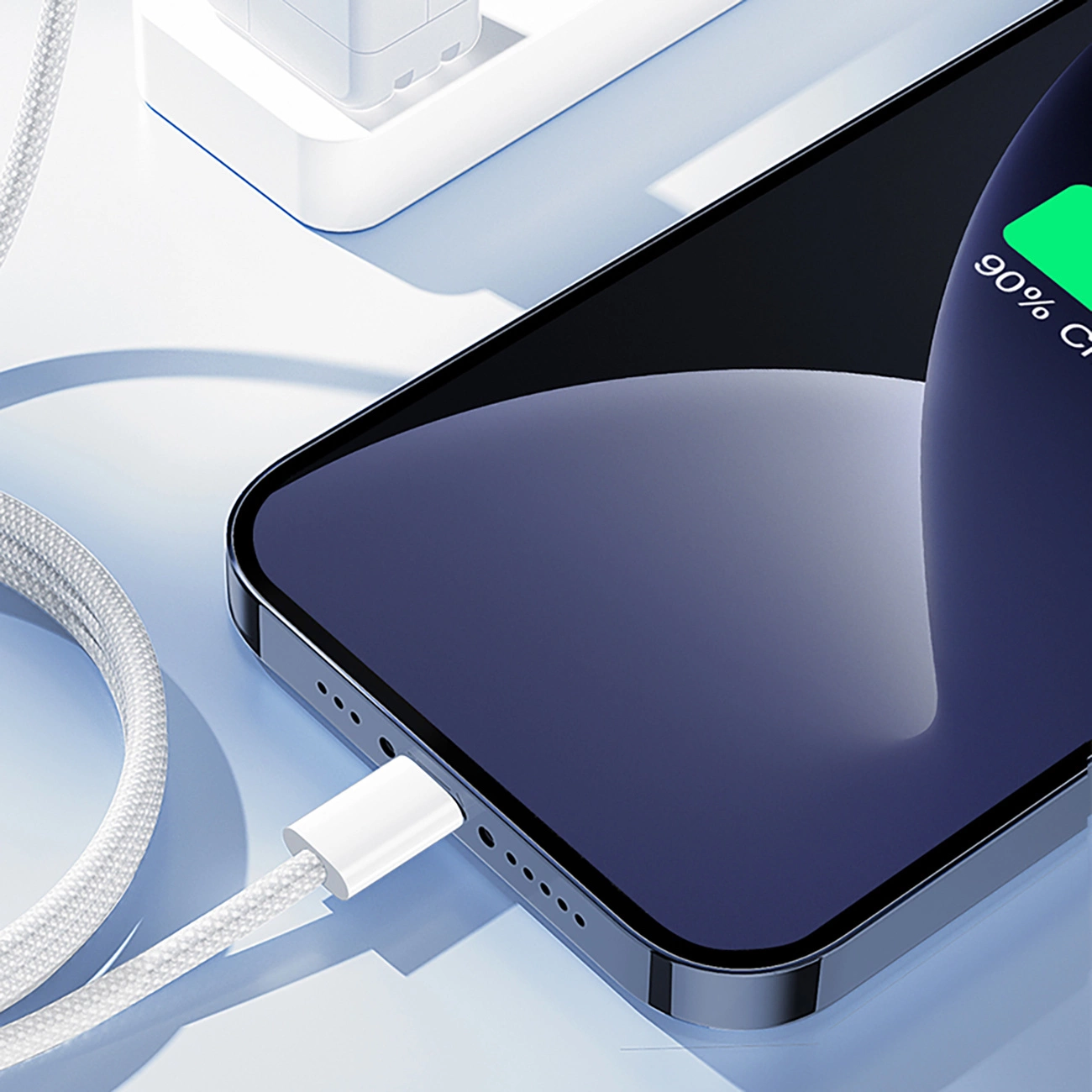 Cable de Datos y Carga USB-C - Lightning Joyroom S-A45, 30W, 1m, Blanco