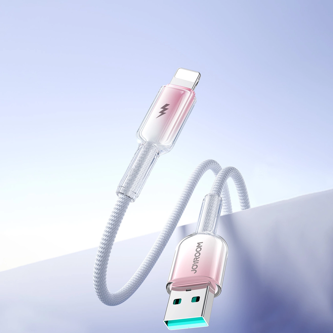 Cable de Datos y Carga USB-A - Lightning Joyroom S-A42, 18W, 1.2m, Blanco
