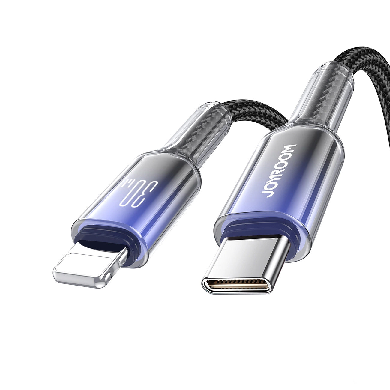 Cable de Datos y Carga USB-C - Lightning Joyroom S-A42, 30W, 1.2m, Negro