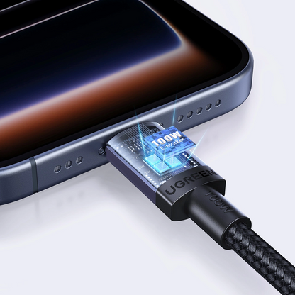Cable de Datos y Carga USB-C - USB-C UGREEN, 100W, 2m, Negro