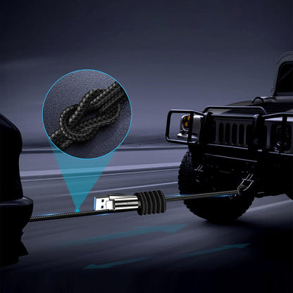 Cable de Datos y Carga USB-A - Lightning ColorWay CW-CBUL035, 18W, 1m, Negro