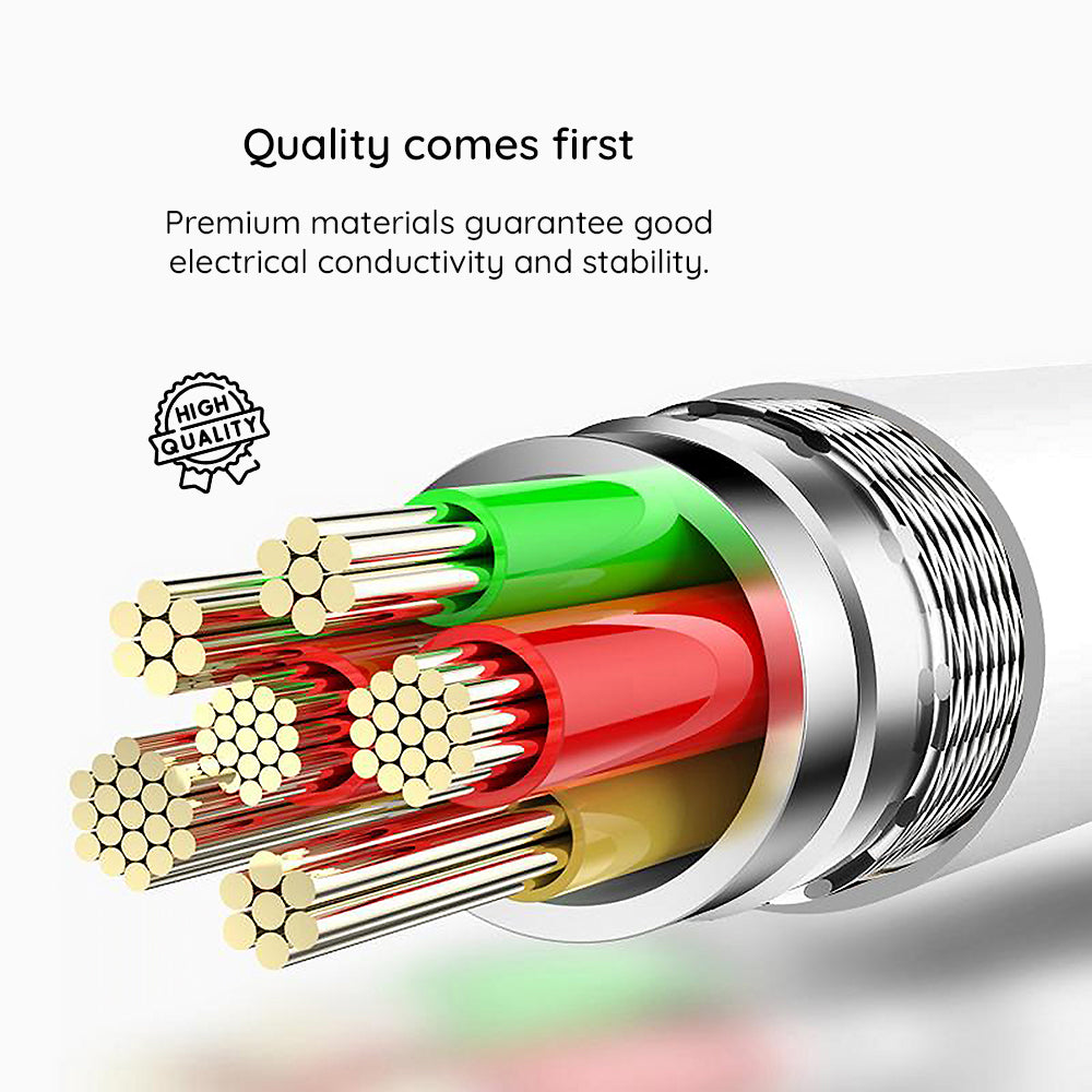 Cable de Datos y Carga USB-A - Lightning Lito LD03L, 18W, 1m, Blanco