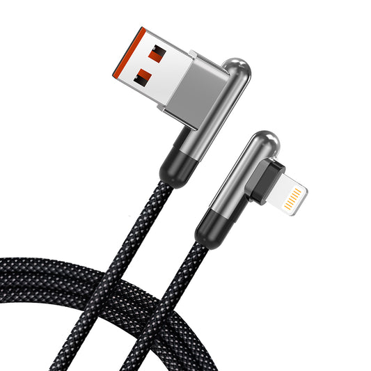 Cable de Datos y Carga USB-A - Lightning Lito LD13L, 18W, 1m, Negro