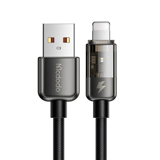 Cable de Datos y Carga USB-A - Lightning McDodo CA-3140 Auto Power Off, 18W, 1.2m, Negro