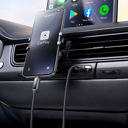 Cable de Datos y Carga USB-A - Lightning McDodo CA-5250 Display, 18W, 1.2m, Negro