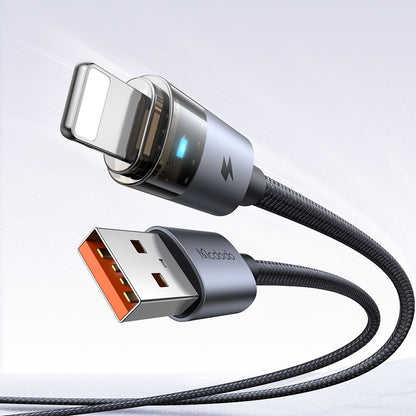 Cable de Datos y Carga USB-A - Lightning McDodo CA-6910, 18W, 1.2m, Negro