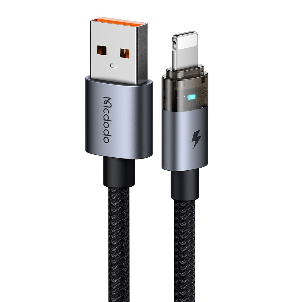 Cable de Datos y Carga USB-A - Lightning McDodo CA-6910, 18W, 1.2m, Negro