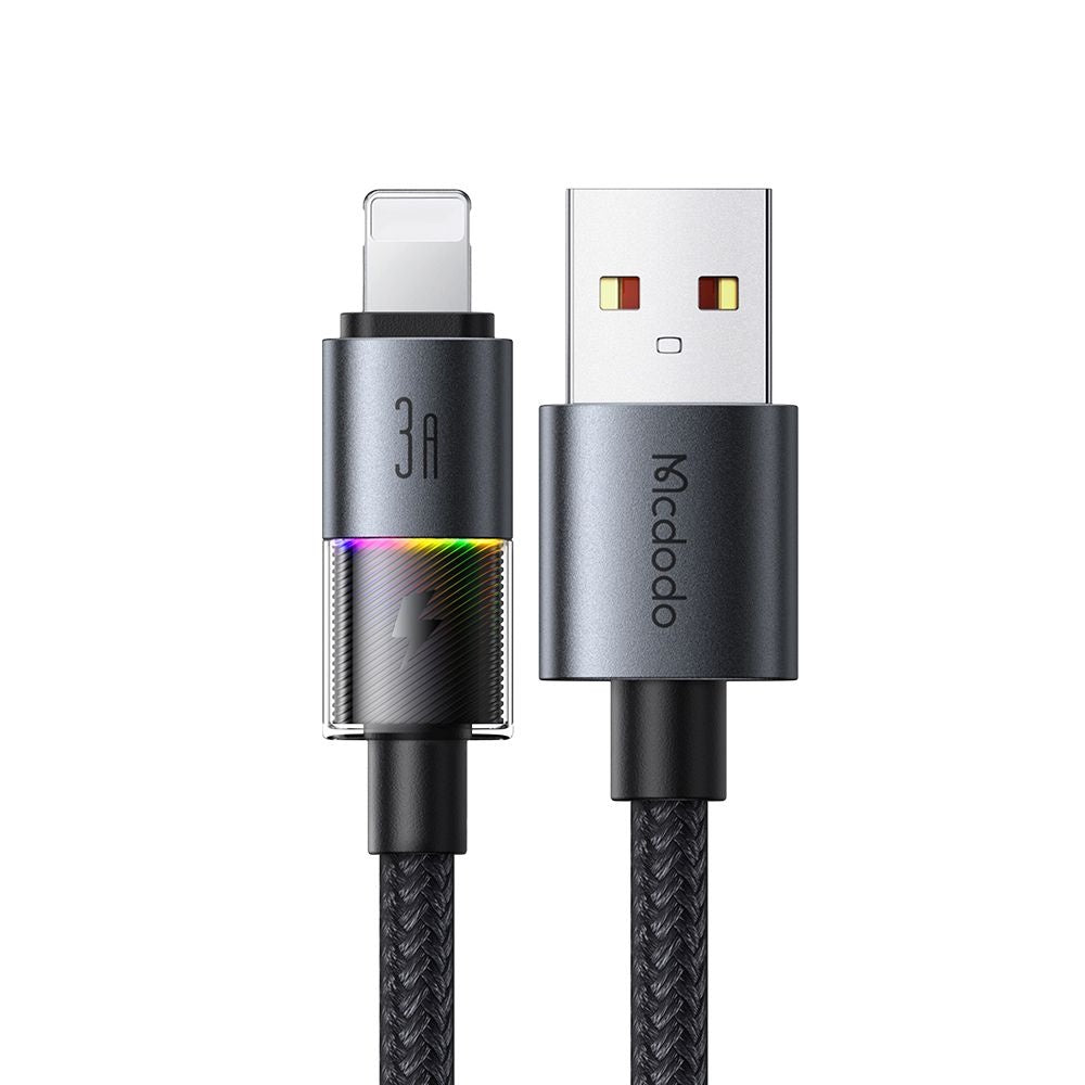 Cable de Datos y Carga USB-A - Lightning McDodo CA-8170 Colorful, 18W, 1.2m, Negro