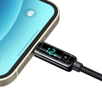 Cable de Datos y Carga USB-A - Lightning McDodo CA-9940 Display, 12W, 1.2m, Negro