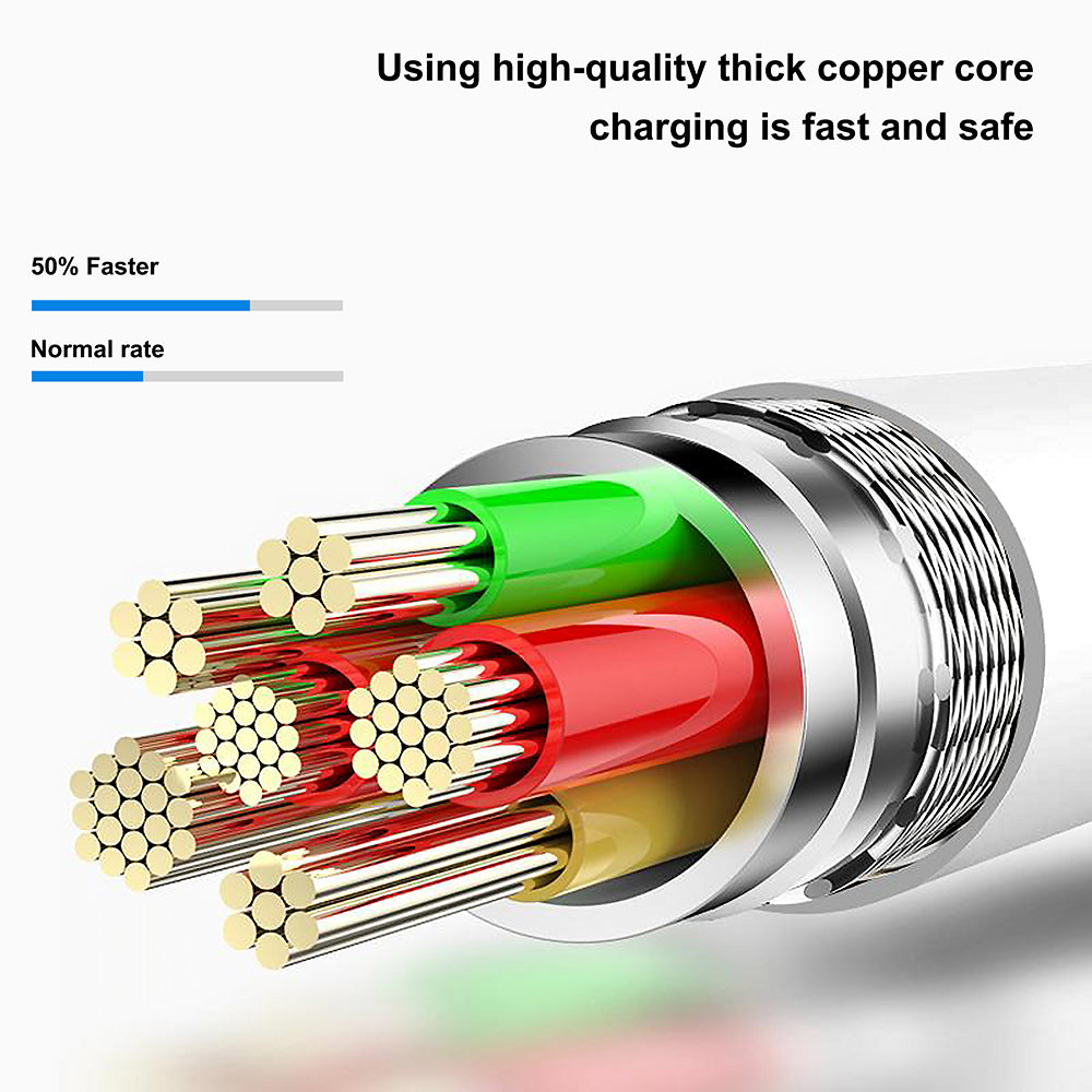 Cable de Datos y Carga USB-A - microUSB Lito LD03V, 18W, 1m, Blanco