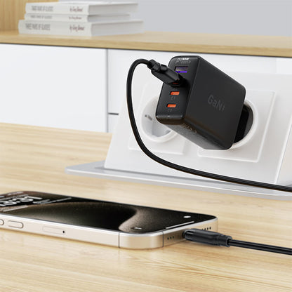 Cable de Datos y Carga USB-A - USB-C Acefast C16-04, 18W, 1.2m, Negro