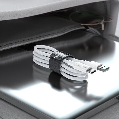 USB-A to USB-C Data and Charging Cable Acefast C18-04, 18W, 1.2m, White