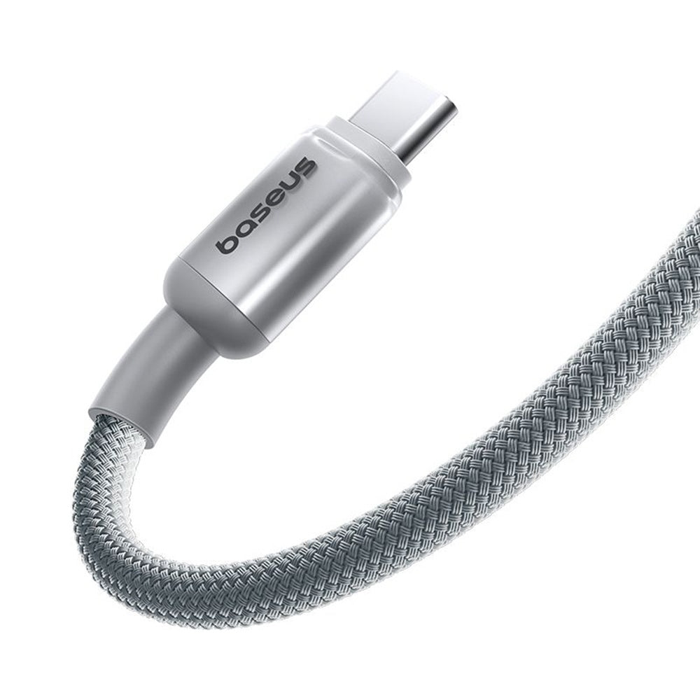 Cable de Datos y Carga USB-A - USB-C Baseus Discolor, 100W, 2m, Plateado E0420700
