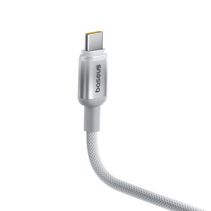 Cable de Datos y Carga USB-A - USB-C Baseus Discolor, 100W, 2m, Plateado E0420700