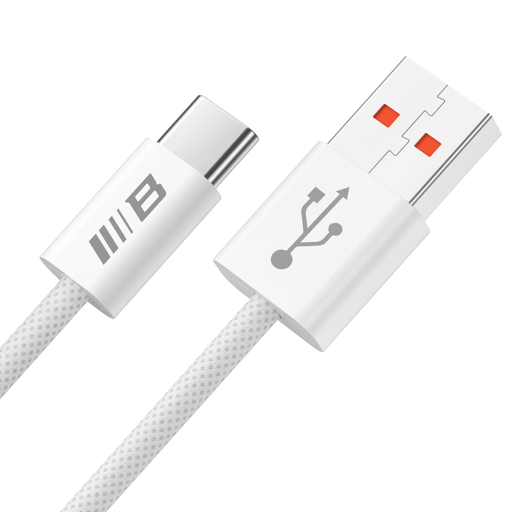 Cable de Datos y Carga USB-A - USB-C Blueo, 18W, 1.5m, Blanco