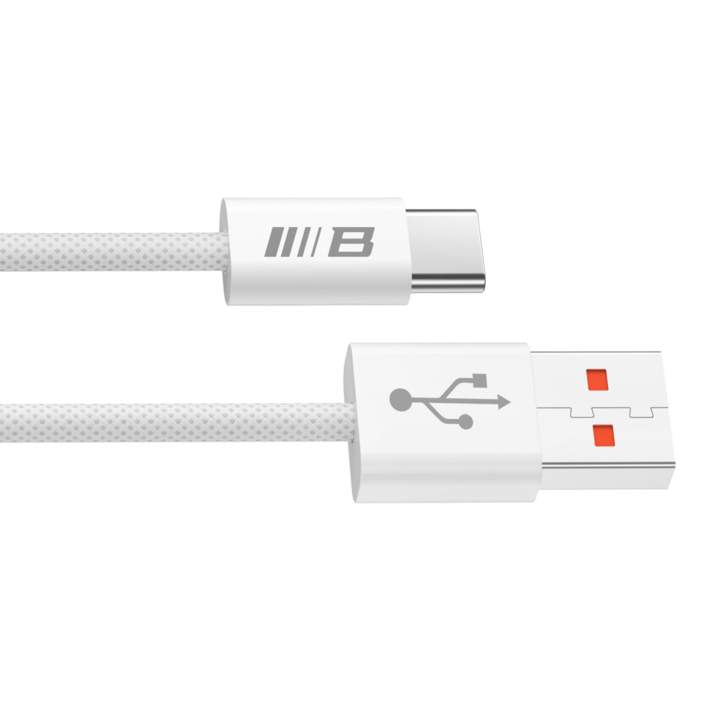 Cable de Datos y Carga USB-A - USB-C Blueo, 18W, 1.5m, Blanco