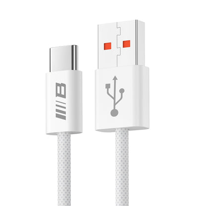 Cable de Datos y Carga USB-A - USB-C Blueo, 18W, 1.5m, Blanco