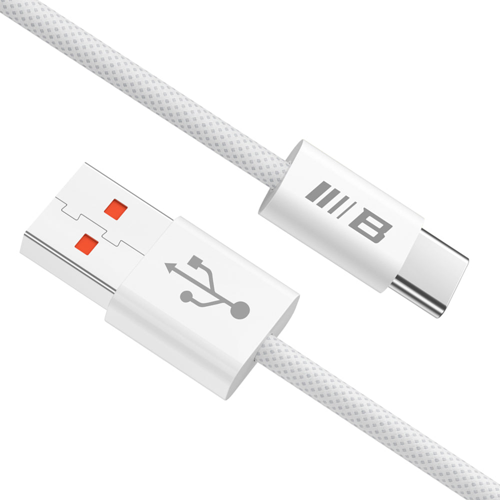 Cable de Datos y Carga USB-A - USB-C Blueo, 18W, 1.5m, Blanco
