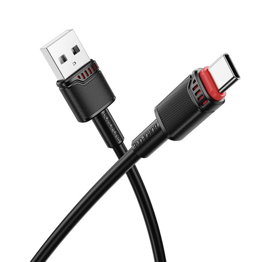 Cable de Datos y Carga USB-A - USB-C Borofone BX110 Beneficio, 18W, 1m, Negro