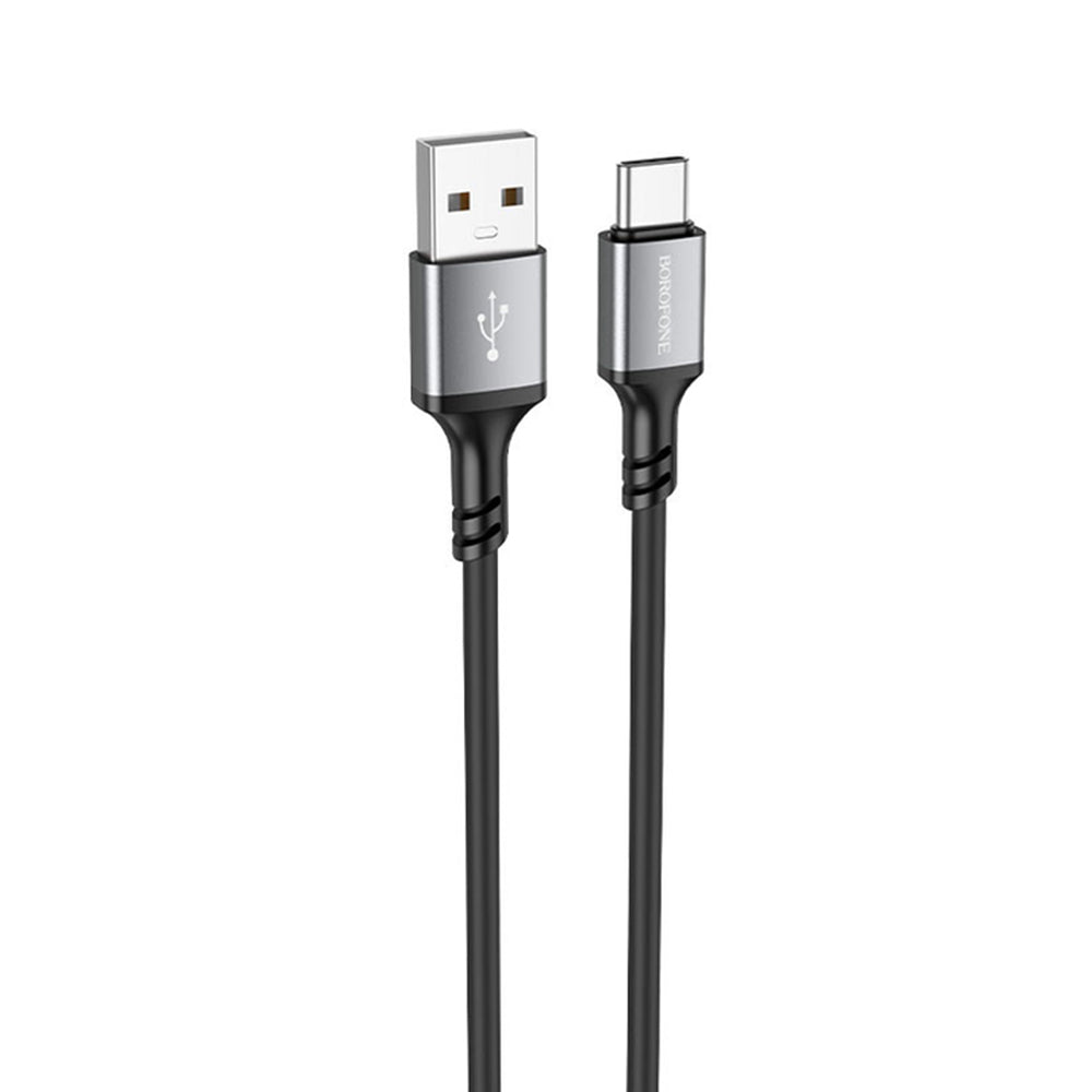 Cable de Datos y Carga USB-A - USB-C Borofone BX83, 18W, 1m, Negro