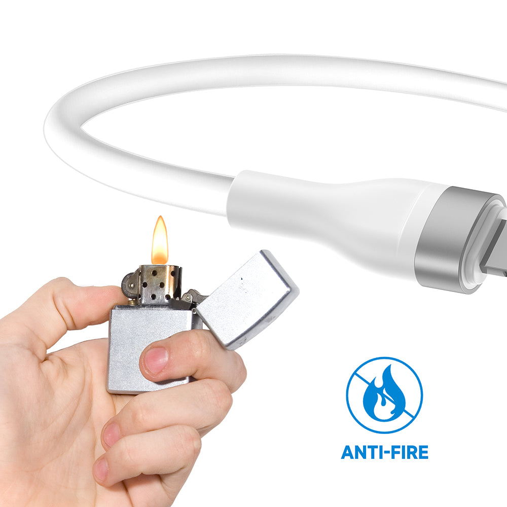 Cable de Datos y Carga USB-A - USB-C Lito LD02C, 18W, 1.2m, Blanco