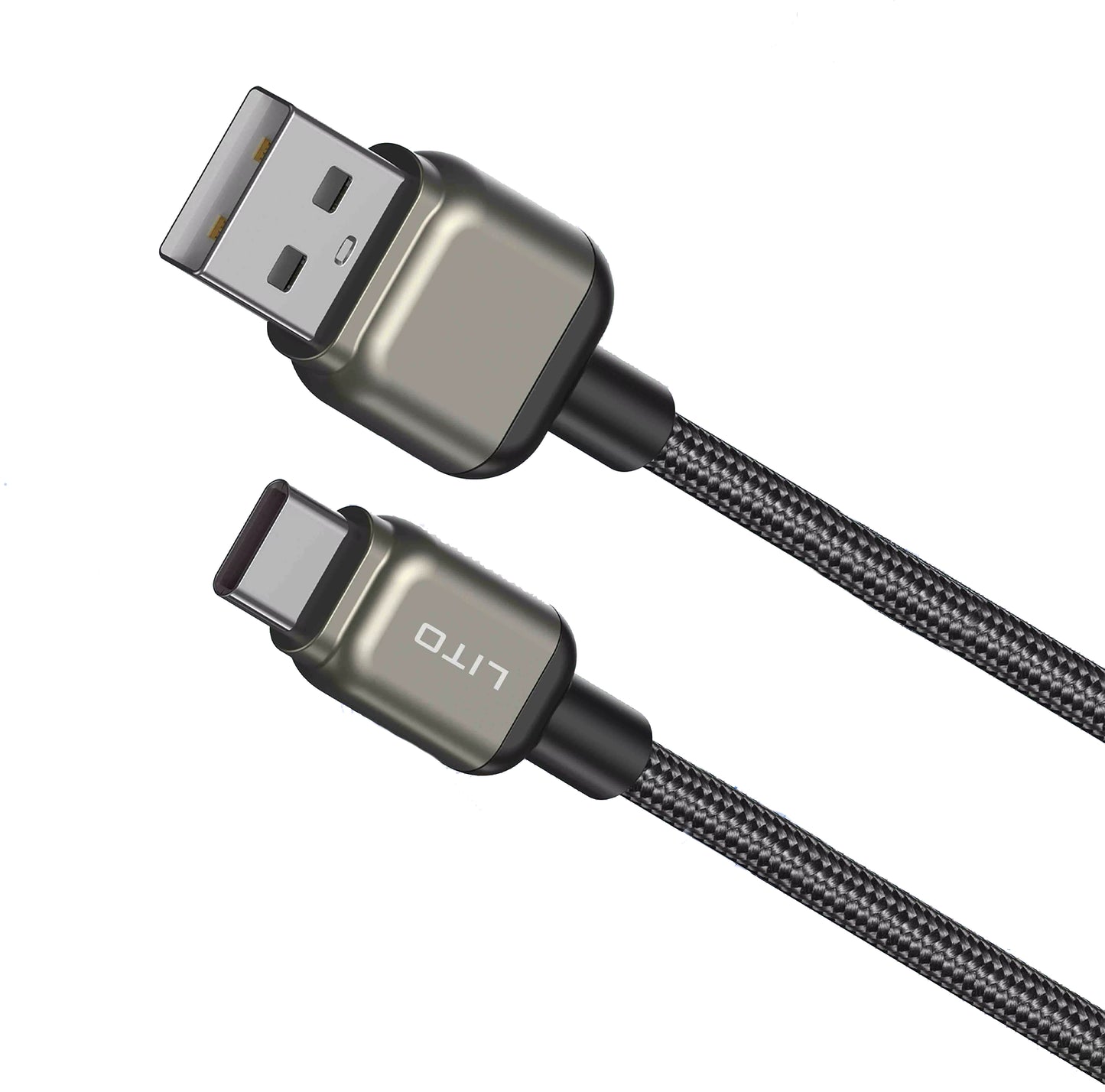 Cable de Datos y Carga USB-A - USB-C Lito LD17, 18W, 1m, Negro