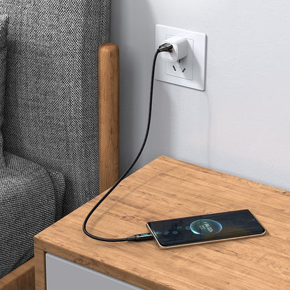 Cable de Datos y Carga USB-A - USB-C McDodo CA-1080 Display, 66W, 1.2m, Negro