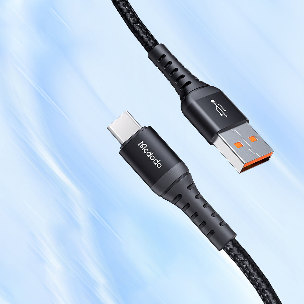 Cable de Datos y Carga USB-A - USB-C McDodo CA-2271, 18W, 1m, Negro