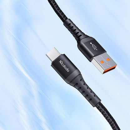 Cable de Datos y Carga USB-A - USB-C McDodo CA-2271, 18W, 1m, Negro
