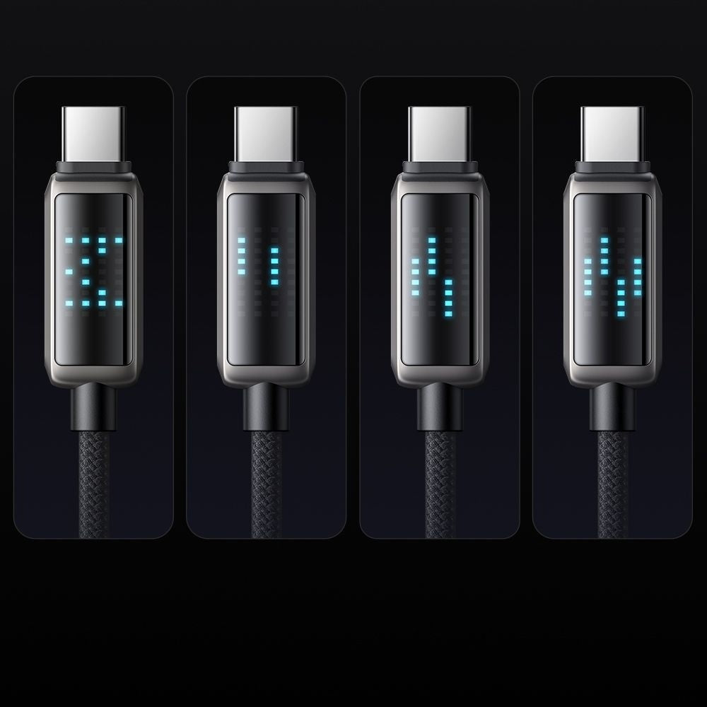 Cable de Datos y Carga USB-A - USB-C McDodo CA-2350 Display, 100W, 1.2m, Negro