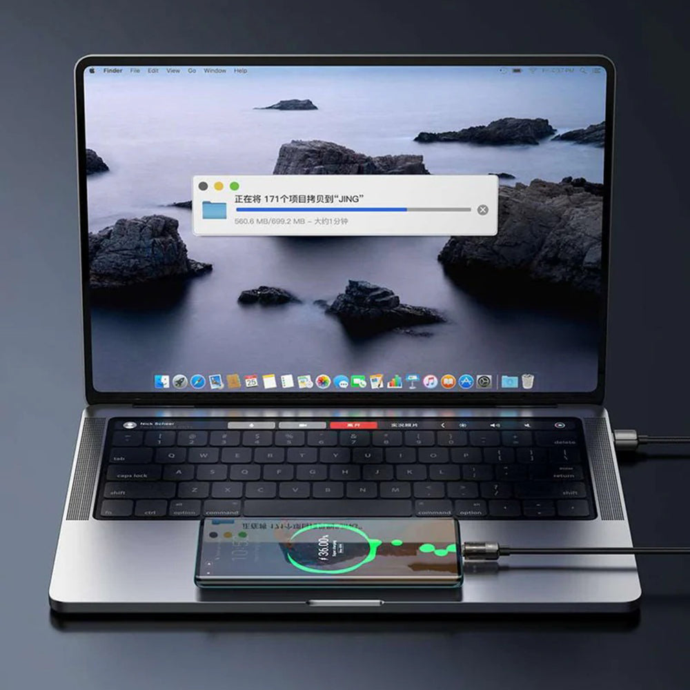 Cable de Datos y Carga USB-A - USB-C McDodo CA-3150 Auto Power Off, 100W, 1.2m, Negro