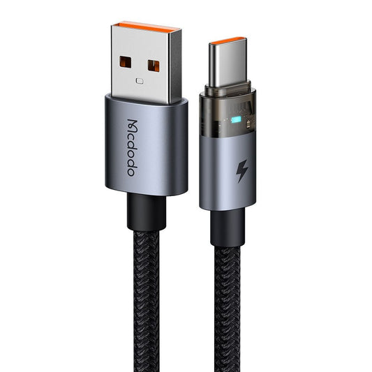 Cable de Datos y Carga USB-A - USB-C McDodo CA-6890, 66W, 1.2m, Negro