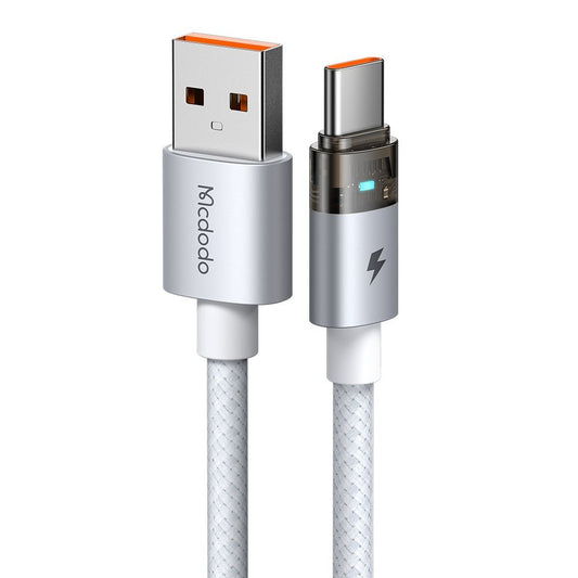 Cable de Datos y Carga USB-A - USB-C McDodo CA-6892, 66W, 1.2m, Blanco