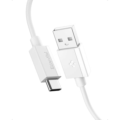 Cable de Datos y Carga USB-A - USB-C Spigen EB6015AC, 60W, 1.5m, Blanco ACA10413