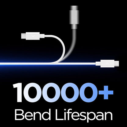 Cable de Datos y Carga USB-A - USB-C Spigen EB6015AC, 60W, 1.5m, Blanco ACA10413
