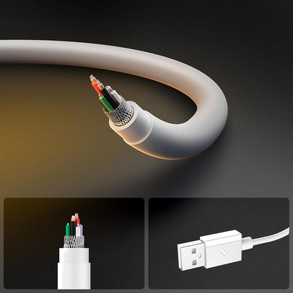 Cable de Datos y Carga USB-A - USB-C Spigen EB6015AC, 60W, 1.5m, Blanco ACA10413