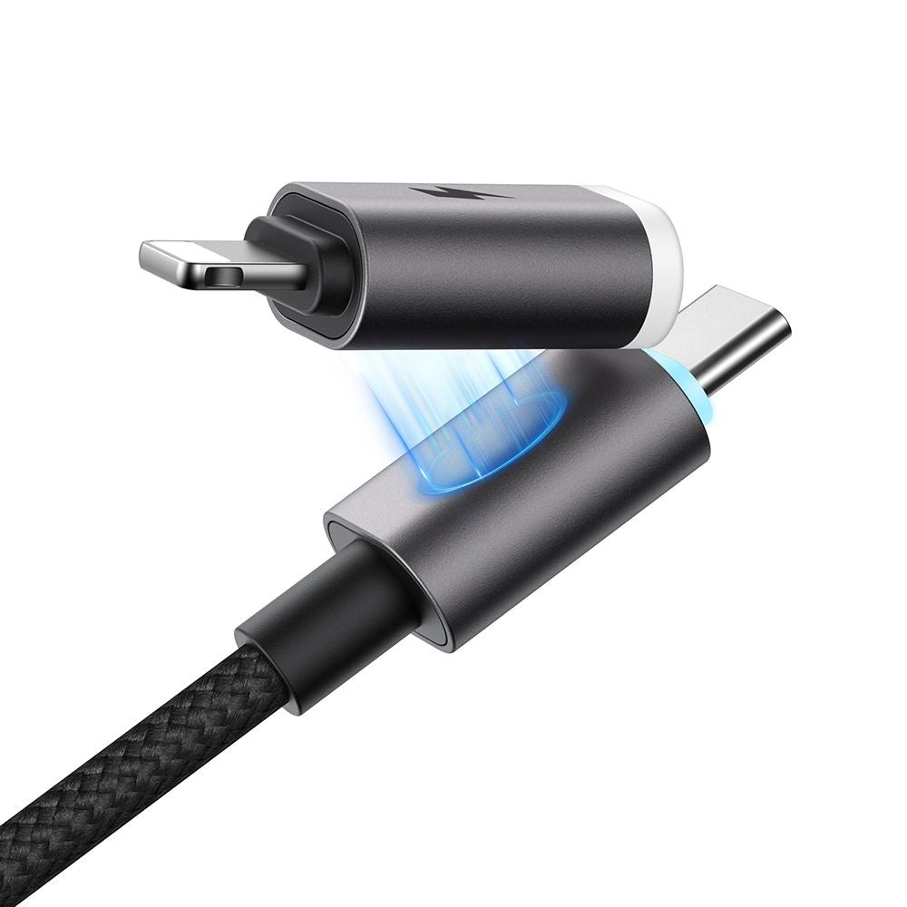Cable de Datos y Carga USB-A / USB-C - USB-C / Lightning McDodo CA-6560, 60W, 1.2m, Negro