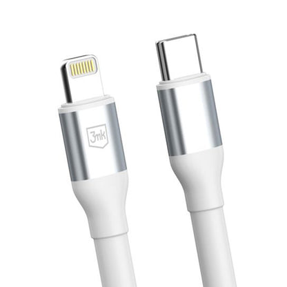 Cable de Datos y Carga USB-C - Lightning 3MK Hyper N, 27W, 2m, Blanco