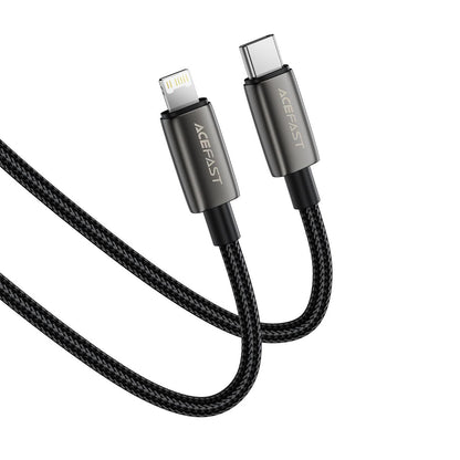 Cable de Datos y Carga USB-C - Lightning Acefast C23-01, 30W, 1.2m, Negro