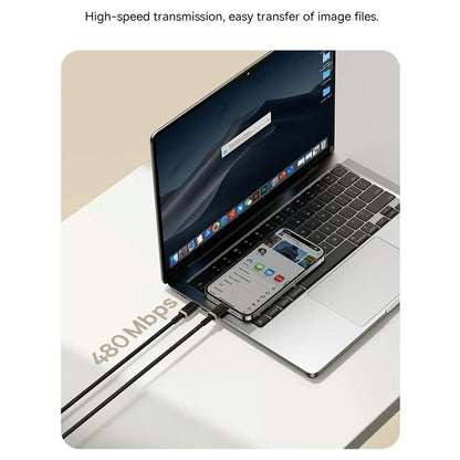 Cable de Datos y Carga USB-C - Lightning Baseus Dura Series, 20W, 2m, Dorado Negro P10377800U01-02