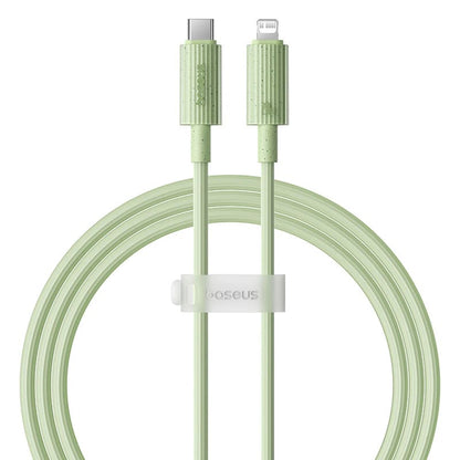 Cable de Datos y Carga USB-C - Lightning Baseus Habitat, 20W, 1m, Verde P10360201631-00