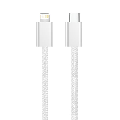 Cable de Datos y Carga USB-C - Lightning ColorWay CW-CBPDCL061, 27W, 1m, Gris